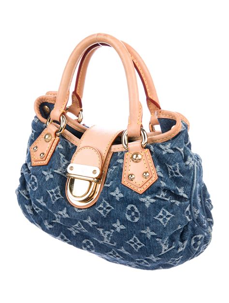 louis vuitton denim purse